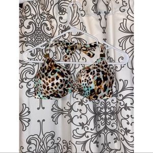 Victoria's Secret cheetah bathing suit top